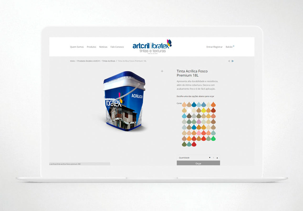 RAO Marketing Digital - Ibratex Tintas e Texturas