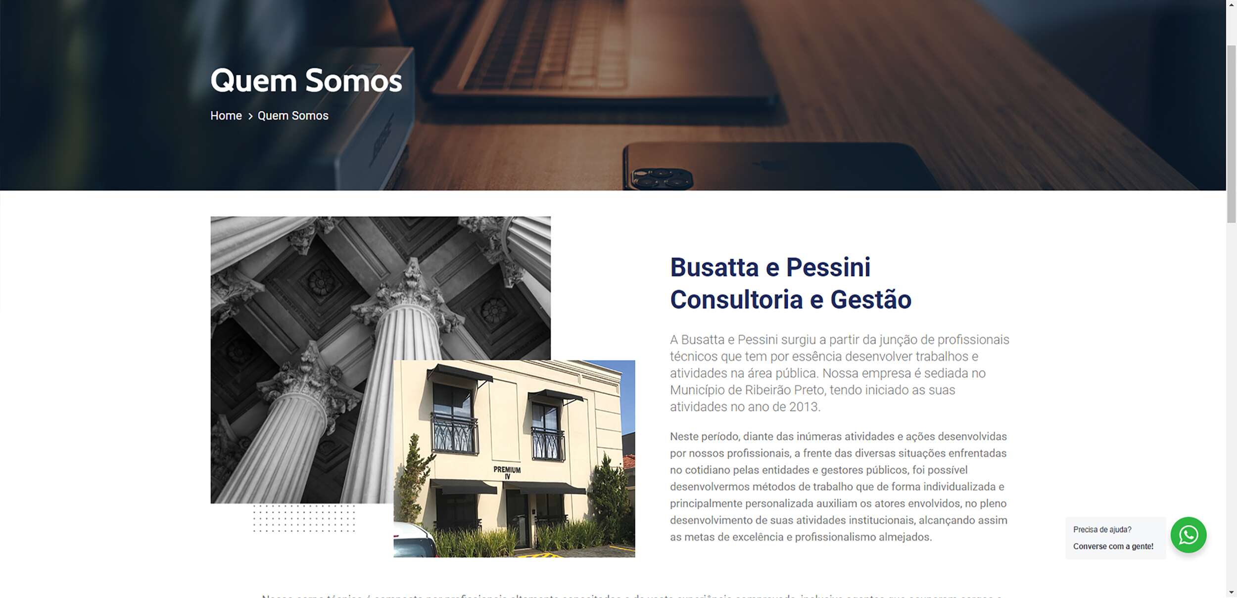 RAO Marketing Digital - Busatta e Pessini Website