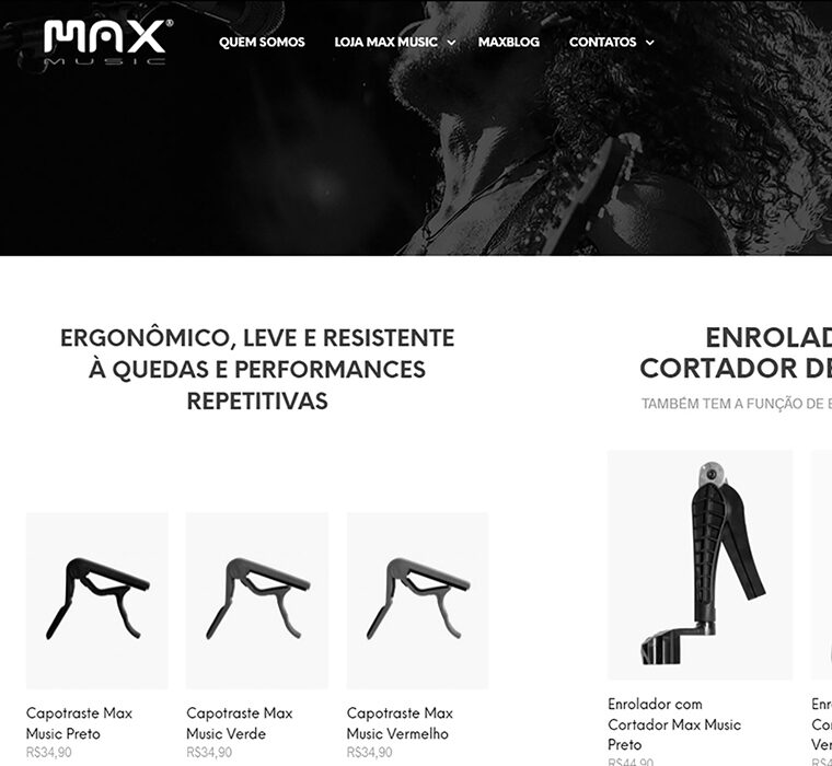 RAO Marketing Digital - Max Music E-commerce